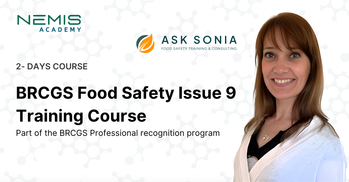 Sonia Andre BRCGS Food Safety